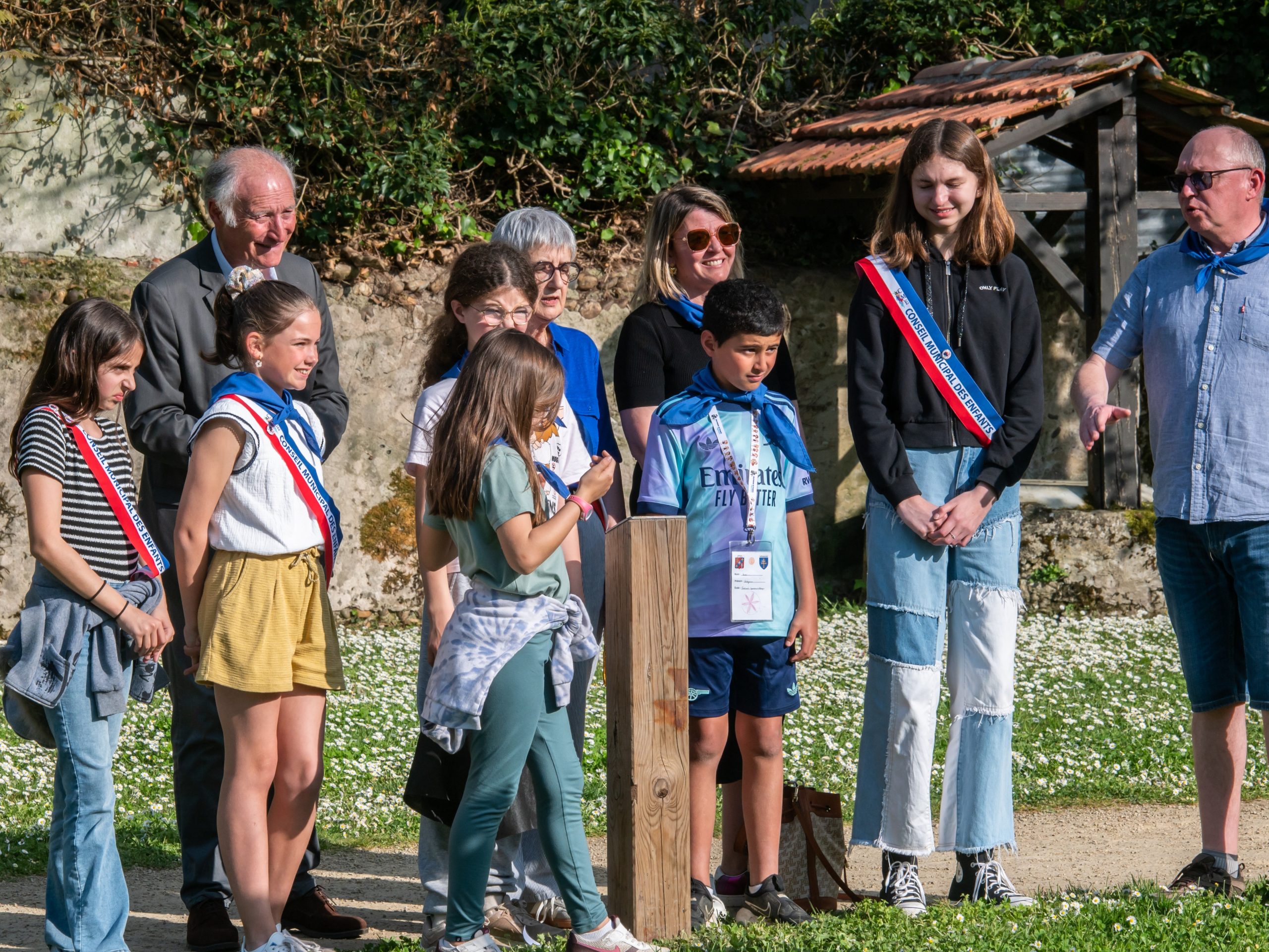 Inauguration de l'arbre du jumelage