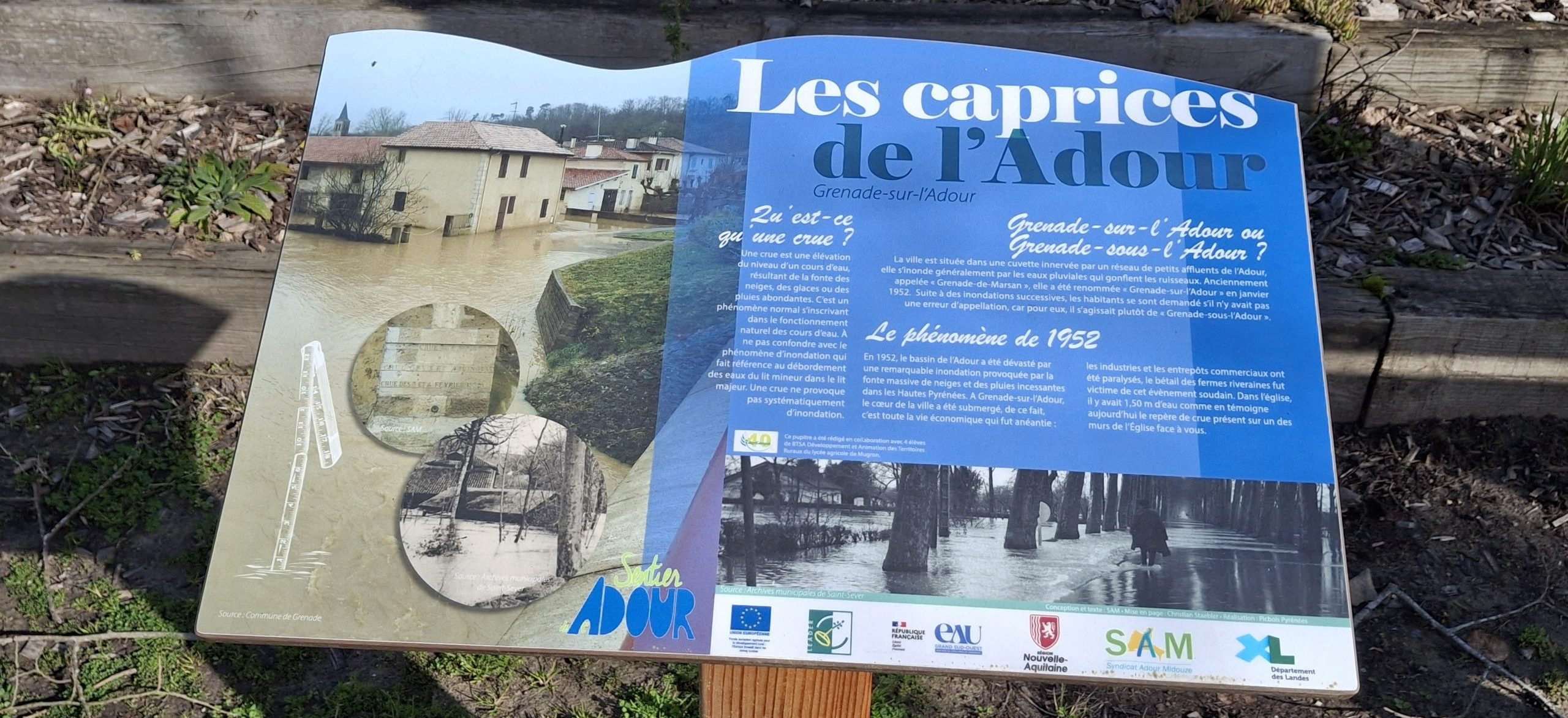 Sentier de l&rsquo;Adour